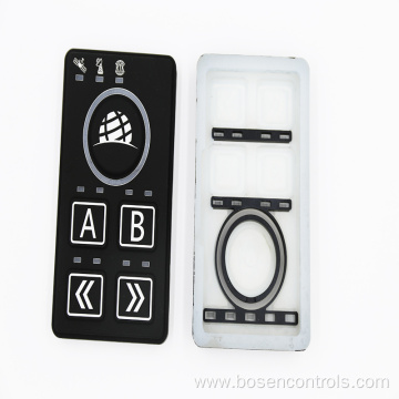 Plastic Stick 3M Buttons Silicone Rubber Keypad